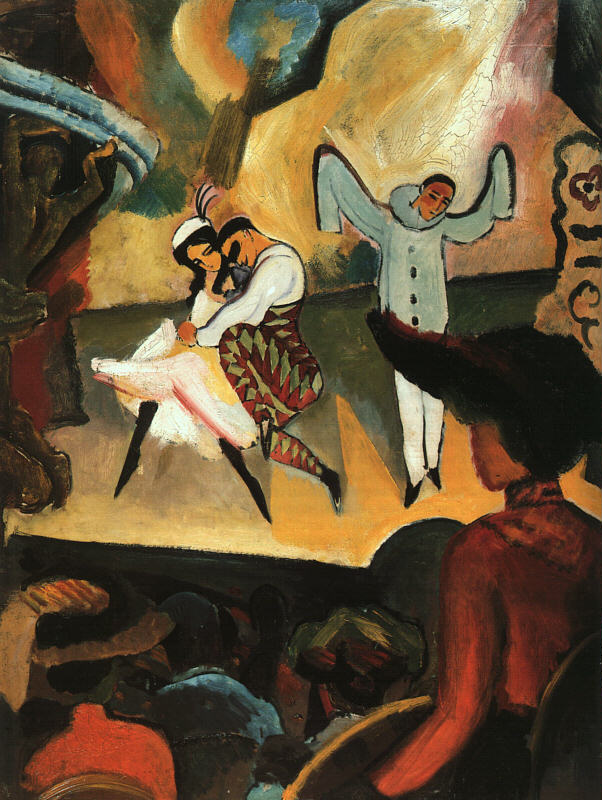 August Macke Russian Ballet I